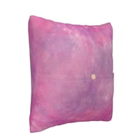 Posteljina jastučni koferi, ružičasta tekstura uzorak ukrasni bacanje kvadratnog jastuka s džepovima