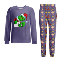 Reindeer Xmas Pijamas za obitelj pamučne jammies božićni tisak pidžama za dječake djevojke 5- godina