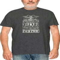 Feisty i prekrasna košulja za banda za tatu omiljenu majicu Pawpaw za tvrdo otac Grey XL
