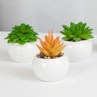 Dabay Umjetna biljka Vivid Prirodni PVC Realističan svježi čuvanje Mini stol dekor umjetnog sukulenta