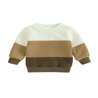 Huakaishijie Toddler Baby Girl Boy pletene džempere dugih rukava topla pletena pulover jesen zimske