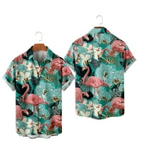 Ljetni crtani cvjetni cvjetni havaji Cool Design Majica Novelty Pisma za muškarce