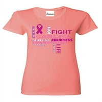 Ženska majica kratki rukav - rak dojke