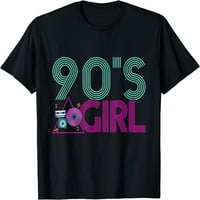 Devojka 90-ih Outfit 90-ih Kostimi za žene Party The 90-ih majica crna 2x-velika