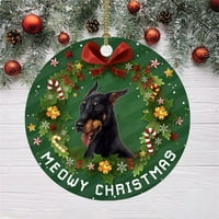 Cleance, Božić smiješni ukras Božićni pas uzorak privjesak božićno stablo ukrasi Božićno ukrašavanje