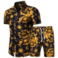 Muška haljina odgovara muškim ljetnim majicama na plaži i kratkim rukavima za plaću i hlače