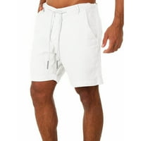 Phonesoap Muška ljetna casual fitness bodybuilding pamučni posteljini džepovi plaža Hlače hlače Muške