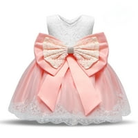 Baby Girl Outfit Toddler Girls Net Neto pređe Vezenje Rhinestone Bowknot Birthday Party haljine duge