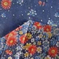 Royalloveness za žene Slatki cvjetni kratki rukav V izrez Casual Loot Fit Flare Haljina Plaža Mini haljina