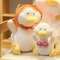 Taize Cartoon patka plišana igračka ultra mekano ukrasna flaffna crtana bijela patka beba prati kauč