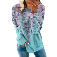 Tuphregyow ženski rukav ležeran pulover za čišćenje stakla Trendy Lagana prevelika Slouchy Streetwear