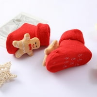 0- mjeseci novorođene dječje djevojke dječake crtani proklizavaju tople pamučne čarape s podnim 3D čarapa