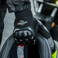 Htovila Motocikl Rukavice za jahanje Rider -Slip -Drop Četvero-sezonske univerzalne rukavice za dodir na dodir