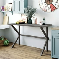Trpezarijski sto, duga kuhinjski stol sa stolicama, siva barska tablica za male prostore, savremeni