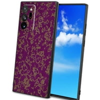 Purple-Telefonska futrola, deginirana za Samsung Galaxy Note Ultra 5g Case Muške žene, Fleksibilna silikonska