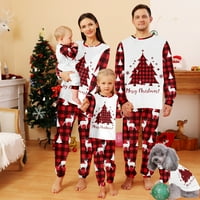 Odrasli božićni pidžami klasična spavaća odjeća za spavanje Božićni podudaranje pidžama Sleep setovi