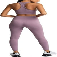Ženska odjeća za vježbanje joga set teretana vježba bešavna joga gamaše sa sportskim grudnjakom fitness