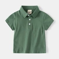 Košulje za dječake Dječje Djeca Flannel Majica Jakna Soild kratki rukav s majicom za djecu Top Owneweb