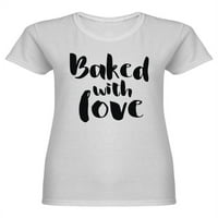 Pečen s ljubavnim majicama dizajna hrane u obliku ženske žene - MIMage by Shutterstock, ženska velika