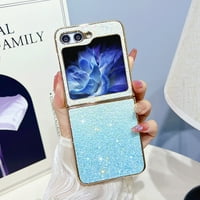 Case za Samsung Galaxy Z Flip elektroplata Sparkle Glitter Gradient Cover, Torbica bez klizanja Slim