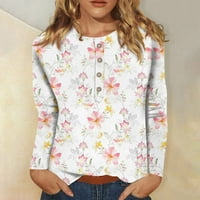 Royallovene žene Slatke tinejdžere bluze casual plus veličina osnovnih vrhova pulover za majice s dugim