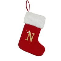 Grofry super mekani božićni čarapa izdržljivo luksuzno slovo vezeno pletene božićne čarape privjesak