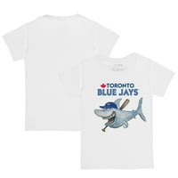 Dojenčad sitni otvor bijeli Toronto Blue Jays Shark Team majica