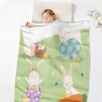 Opružni krevet sa jastučnice za dekor u sobi 3D Odštampano bacanje Pomoću Uskršnje jaja Bobe za djecu