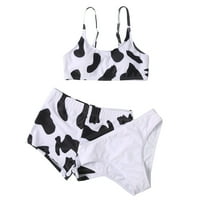 Dječji kupaći kostimi Djevojčica Ljetna krava za print Showimwerice Hratke za kupaći kostimi za kupalište
