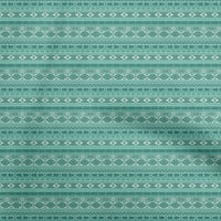 Onuone viskoze dres tirkize Zelena tkanina Geometrijska šivaća tkanina od dvorišnog tiskanog DIY odeće