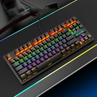 Taluosi k Keys Universal Wired RGB pozadinsko osvjetljenje mehaničke tipkovnice računara