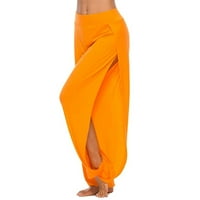 Ženske ležerne hlače velike veličine prozračne i hlače prilagođene kože pogodne za pilates plešući