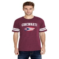 MMF - Muški fudbalski fini dres majica, do veličine 3XL - Cincinnati