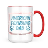 Neonblond pas & Cat Tata American Foxhound krig poklon za ljubitelje čaja za kavu