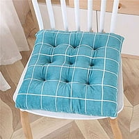 Jastuk za jastuče - jastuk sjedala - plaćeni uzorak - trpezarijski kuhinjski kancelarijski jastuk sa kravate - izdržljivi biser pamuk - gusta udobnost Poly Fill - Unutarnja upotreba - Svijetlo siva 16 x16