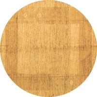 Ahgly Company u zatvorenom okruglom sažetkom smeđe moderne prostirke, 5 'kruga