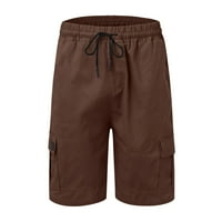 Ležerne kratke hlače MENS Ljetne modne ležerne u džepne hlače sa čvrstim bojama šorc
