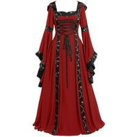 Haljina za renesansnu princezu za žene srednjovjekovne nošnje Viktorijanske regendne haljine Halloween