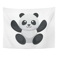 Prekrasan stan sladak nevin punjeni plišani znak Panda zidna umjetnost Viseća tapiserija Kućni dekor
