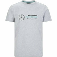 Mercedes Benz Amg Petronas F Muške Veliki logo Majica Crna siva bijela