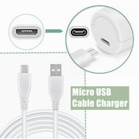 Na 3,3ft bijeli mikro USB za punjenje kabela za prijenos kabela za prijenosnu računaru za napajanje