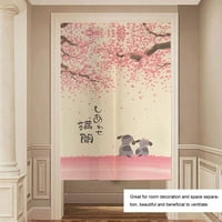 Zavjesa na vratima Japanski stil vrata za zavjese za zavjese na vratima Kuća za zavjese s ciradom Japanski