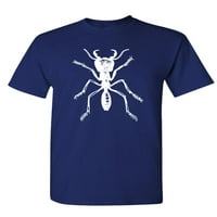 Ant - unise pamučna majica majica, košulja, ugljen, srednji