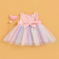 TODDLER Baby Girls Rainbow haljine bez rukava bez rukava sa rukavima Tuthu Tutu haljina Princess Party