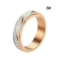 Priključan dekompresioni piling uzorak legura umetnuta umetnuta ženski prsten popularni izvrsni prsten