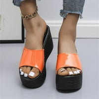 Jsaierl platform sandale za žene Drćene ljetne otvorene nožne sandale udobne klizanje na sandalama Trendi