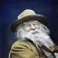 Walt Whitman. Noil preko fotografije, 1887. Pristava za poster