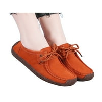 Colisha Womens Stanovi čipke up prijenosne naloge Comfort casual cipele rade lagane čamce cipele bez