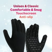 Terra crna ugodna topla termalna rukavica za ogrtače za odrasle, velike rukavice - velike