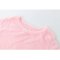 Kauzalni kućni odmor ženski džemperi ružičasti veličine xl
